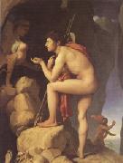Jean Auguste Dominique Ingres Oedipus Explains the RIddle of the Sphinx (mk05) Norge oil painting reproduction